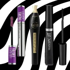 Kolekcja tuszów do rzęs: Maybelline Falsies Lash Lift, Bourjois Ultra Mascara, L'Oréal Telescopic Lift. Idealne do makijażu oczu.